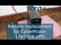 Replacing or Rebuilding the Battery pack in a CyberPower 1285AVR UPS
