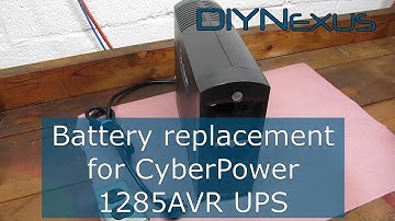 Replacing or Rebuilding the Battery pack in a CyberPower 1285AVR UPS