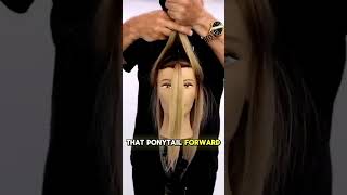 How to Section Hair for a Butterfly Haircut. 3 Ponytail Method