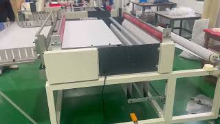 Automatic unwinding and cutting machine