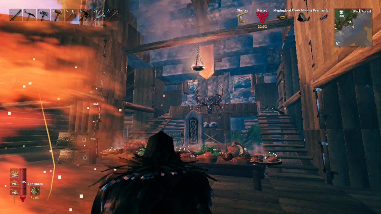 Valheim Builds - Treehouse Penthouse