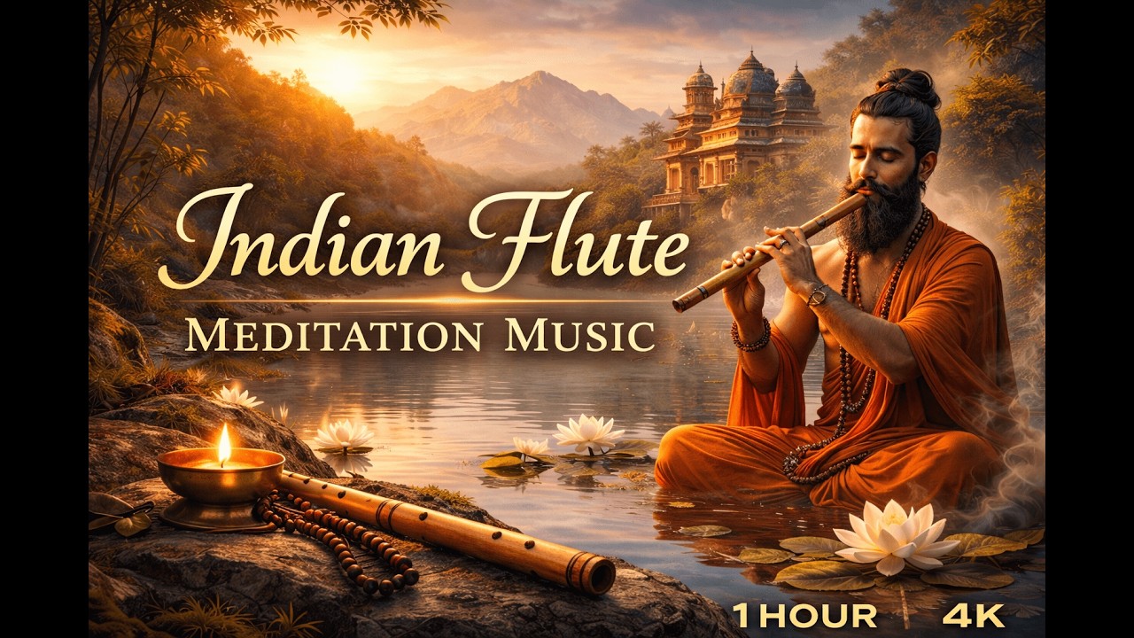 Indian Bansuri Flute Soundscape | 1 Hour of Pure Serenity
