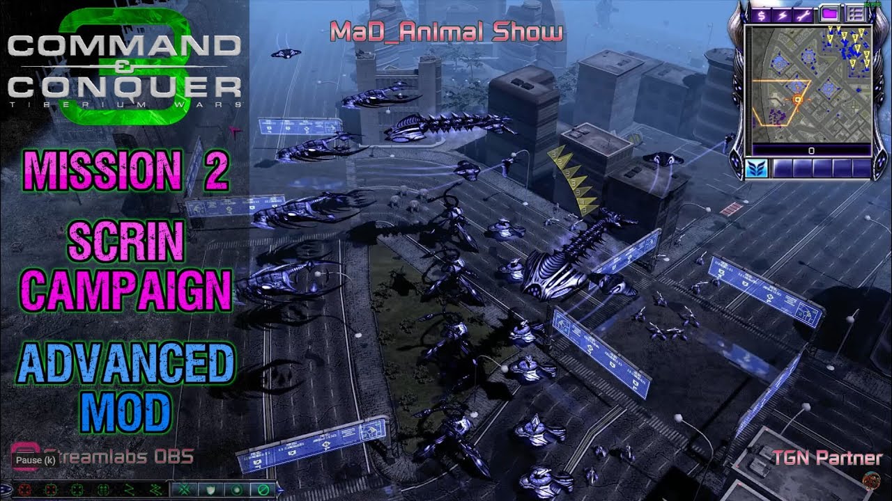 CnC 3 TW Campaign Advanced Mod 1.72 Scrin Level 2 Munich Hard (4K Gaming)