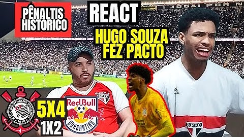 REACT CORINTHIANS 1 (5) X (4) 2 RB BRAGANTINO PÊNALTIS - HUGO SOUZA FEZ PACTO - SUDAMERICANA 2024