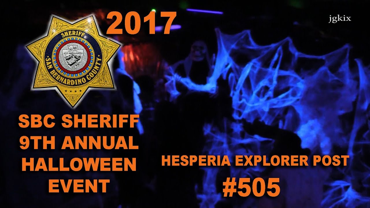 Hesperia Sheriff Halloween 2017 YouTube