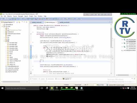 Button OnClick Sound-New android eclipse app