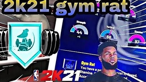 How to unlock gym rat badge before superstar 2 - NBA2K21fastest gym rat method tutorial