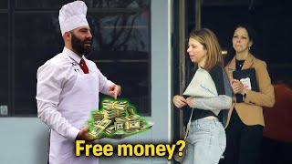 Giving Free Samples of Money at the Bank 👨‍🍳💰