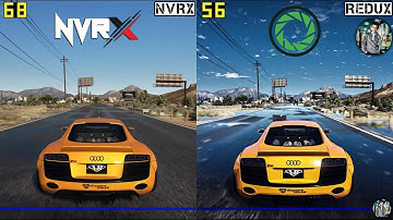 GTA 5 REDUX 1.6 VS Project NVRX Complete Comparison With FPS  - |Read Description| -