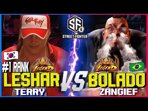 SF6 ▰ LeShar (#1 Ranked Terry) Vs Zangief Bolado (Zangief) ▰ Street Fighter 6 High Level Gameplay