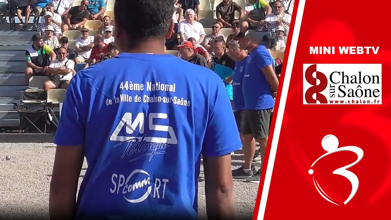 Miniature : Quart BOURNE vs EMILE, il faut arriver à 13 : National à pétanque de Chalon-sur-Saône 2023