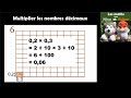 S6 E5 Multiplier Les Nombres Décimaux