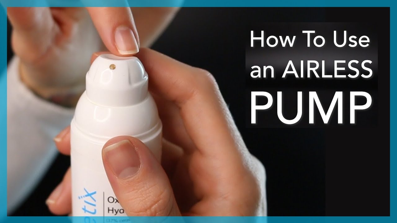 How to Use the Airless Pump on Oxygenetix Bottles