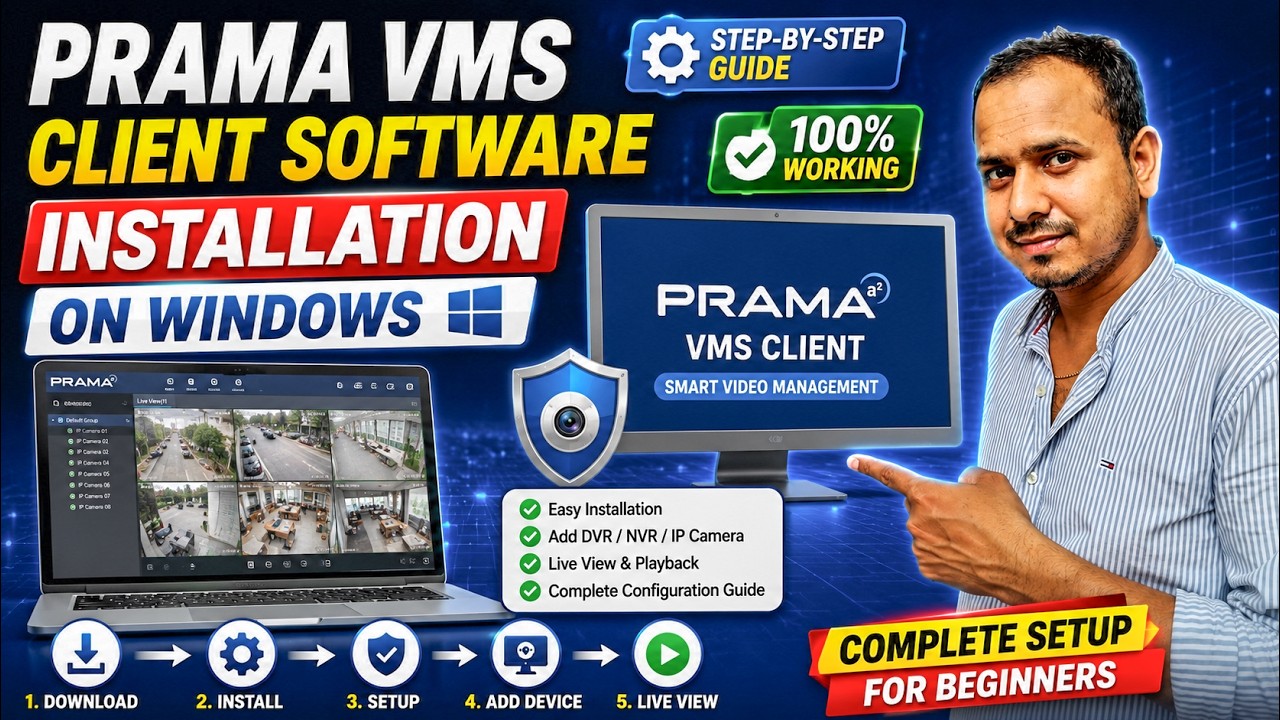 Vms Client Program PRAMA VMS Client Software Installation on Windows | PRAMA VMS Client on ...