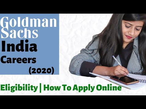 Goldman Sachs India Summer Internship 2020 Bangalore Careers Youtube