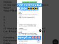 CCC 😱 23 FEB 🔥 2026 Most Important Questions #ccchindiquestions #exam #viralvideo