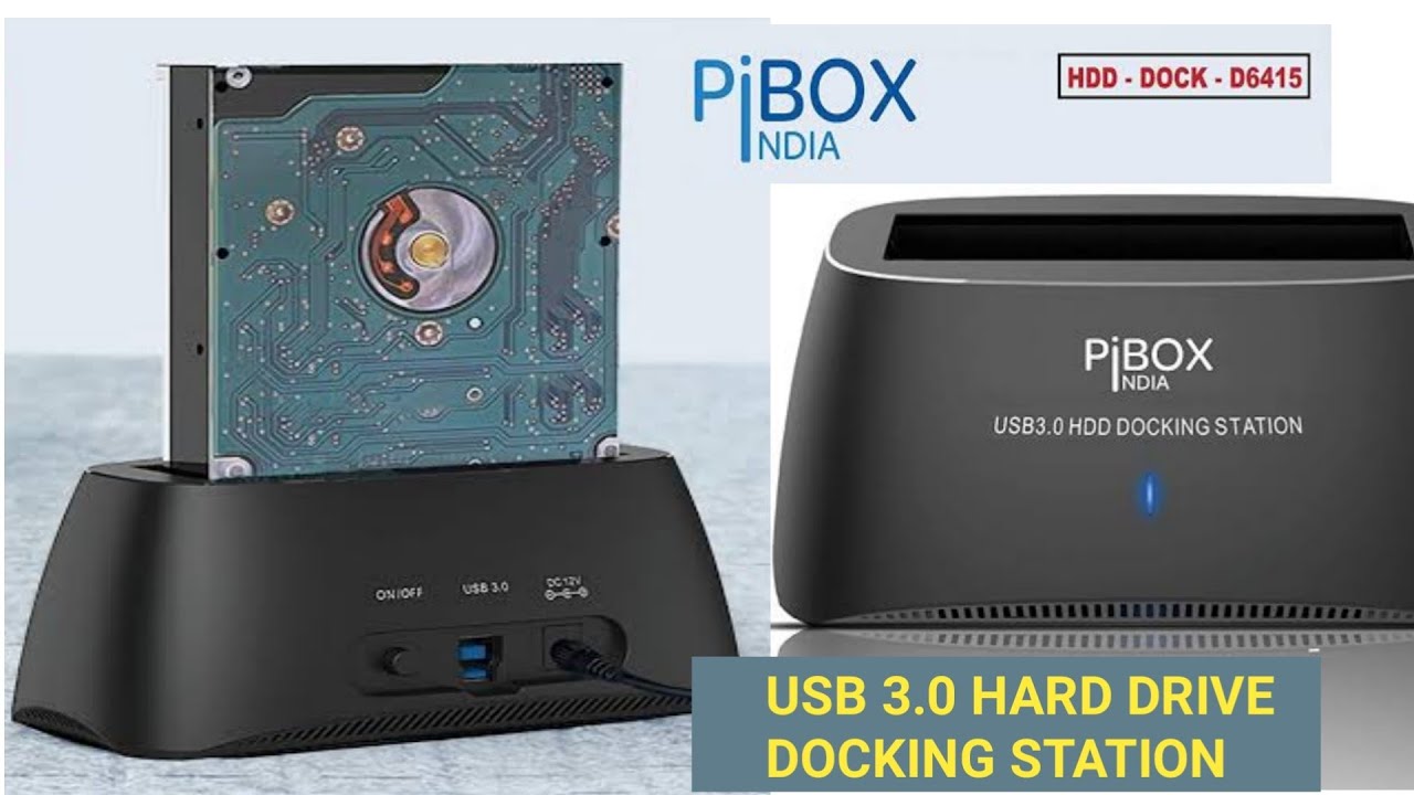 PiBOX India review || HDD Docking Station || Tech Unboxing || - YouTube