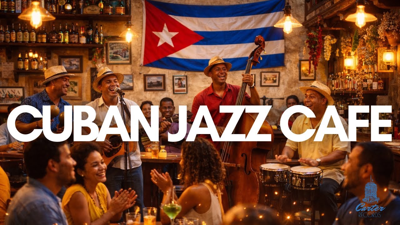 Cuban Jazz Cafe ☕️ Latin Vintage Jazz Background Music