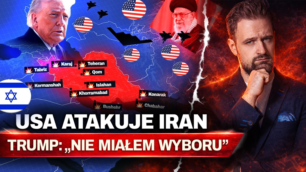 Wojna W IRANIE - USA i IZRAEL uderzają