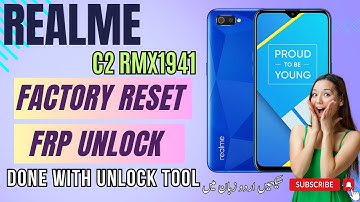 Realme C2 (RMX1941) FRP Unlock and Factory Reset Using Unlock Tool