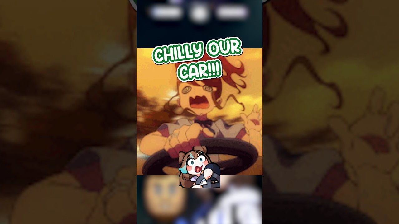 CHILLY OUR CAR #chillypanda  #vtuber  #animegirl   #reanimal  #shorts