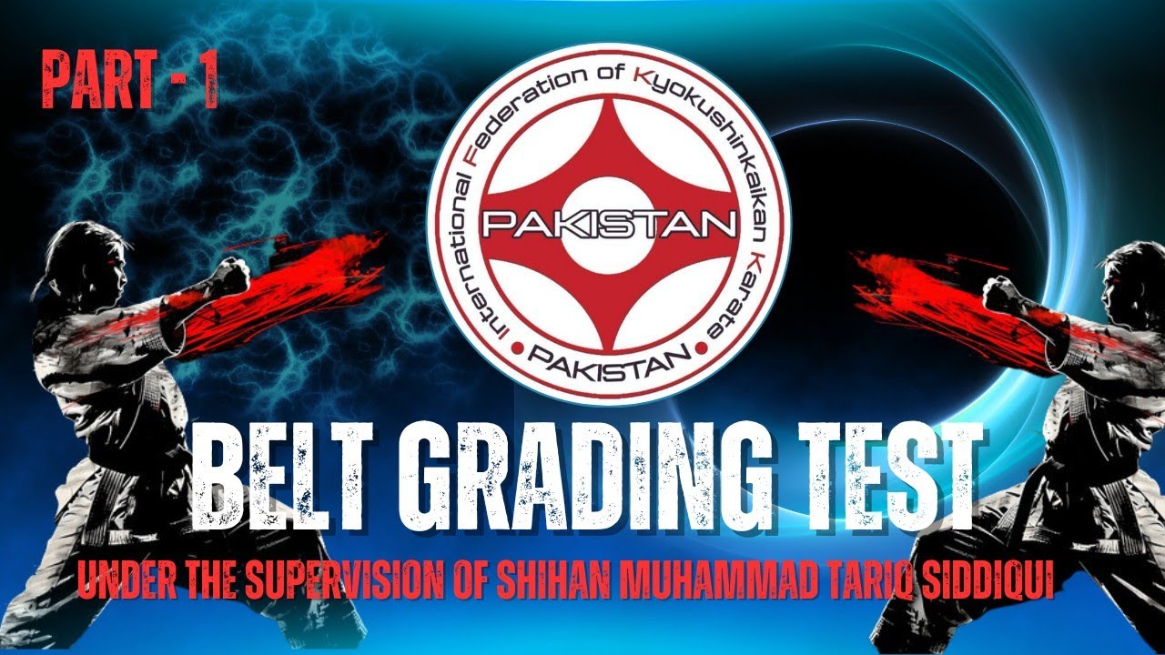 Kyokushin karate belt Grading test part 1 highlights 