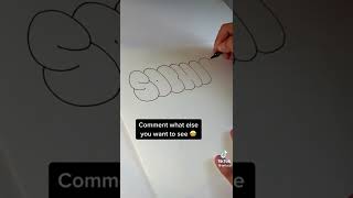 How To Write Sophia In Bubble Letters read the description