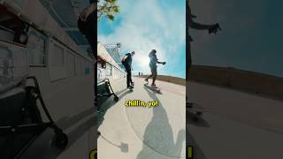 Skating with a new friend! 🛹