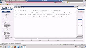 How to create Web policy on BlueCoat Proxy SG to block a Website