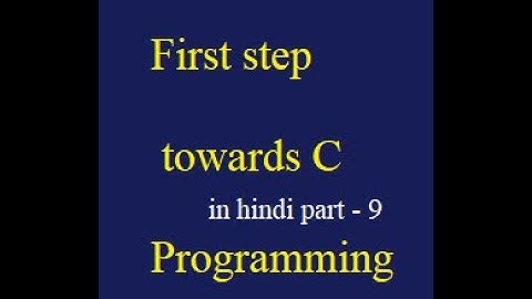 Assignment Operators C Programming Tutorial for Beginners Part 9 hindi