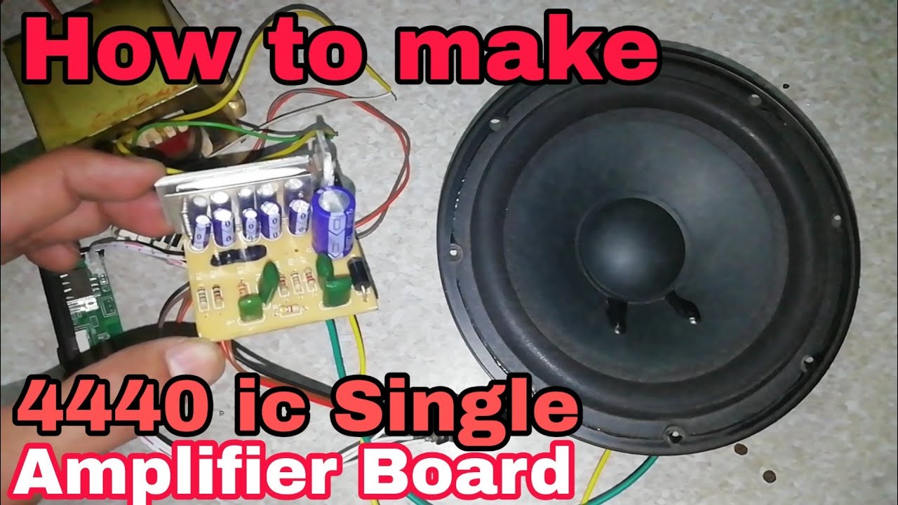 4440 Single ic Mono Mini Amplifier