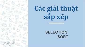 Selection Sort | Các giải thuật sắp xếp | Search & Sort | IT with me