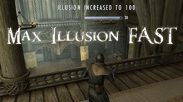 Skyrim Special Edition: 1-100 Illusion IN 30 MINUTES