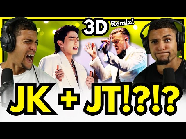 Jung Kook u0026 Justin Timberlake '3D' Remix | REACTION!! class=