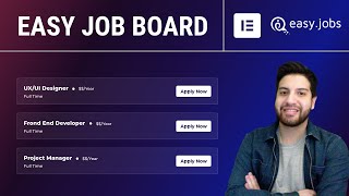 Create A Job Board On Elementor With Easy.Jobs | Wordpress Job Board