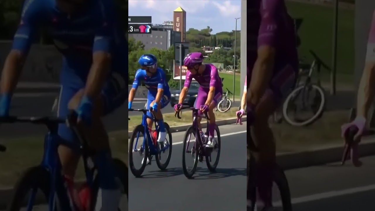 Paul Magnier has had a wheelie good Giro 😅 The fast-man has secured Ciclamino in style 😎