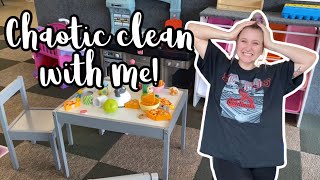 Chaotic Clean the Playroom with me | Hidden Toys | #grandmasplayroom