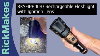 Skyfire 1097 Rechargeable Flashlight With Ignition Lens