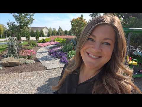 DIY Pinecone Garland, Planting Veronica & Pruning an Old Lilac! 🍂💚🌿