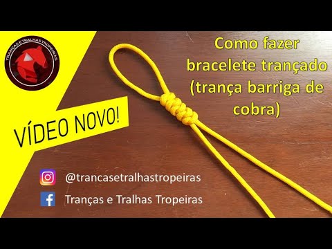 Vídeo: Como Trançar Uma Corda