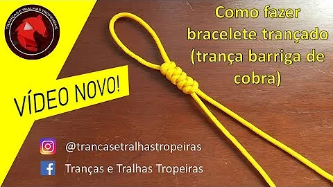 Como fazer trançado de corda?