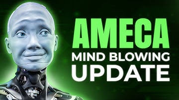 Mind-Blowing: Ameca Robot Unleashes Free-Thinking Update + Microsoft