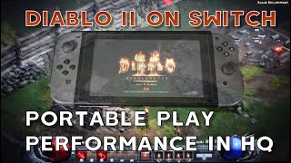 Diablo 2: Resurrected on Nintendo Switch (Portable Play Off Screen; Direct Audio; No Commentary)