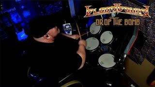 DROP THE BOMB - BLOODBOUND - DRUM COVER @MikeFewMusic #metalmarch24 #trending #new