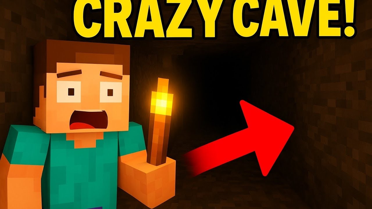 Minecraft Survival #2 – The Crazy Cave Adventure Begins! - YouTube