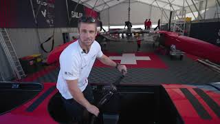 Here is what a Grinder does onboard an F50