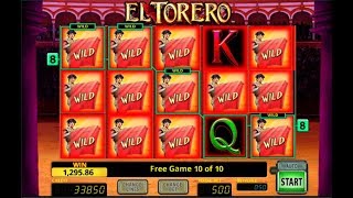 El Torero Slot: ABSOLUTE MEGA BIG WIN!!! 5€ Fach l 2019 1.500€ BIG WIN