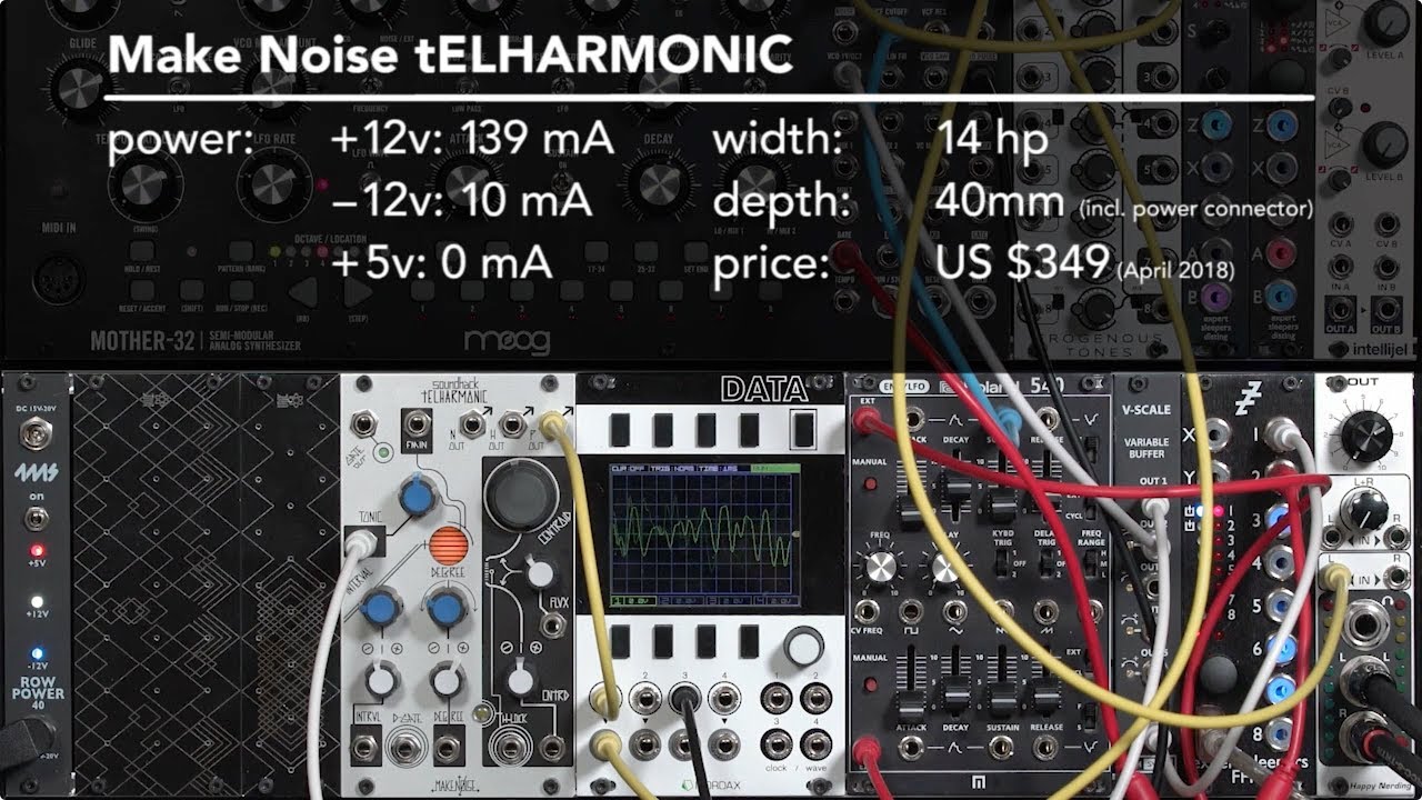 Make Noise tELHARMONIC 1/5: Overview; Setting Up (LMS EE)