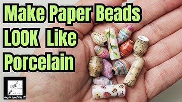 How to make AMAZING FANCY Paper Beads | LEARN all the BEST Tips (Paper Beads Tutorial)