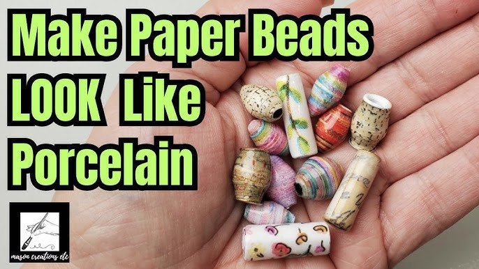 How to Roll Paper Beads - Beginner's Tutorial 